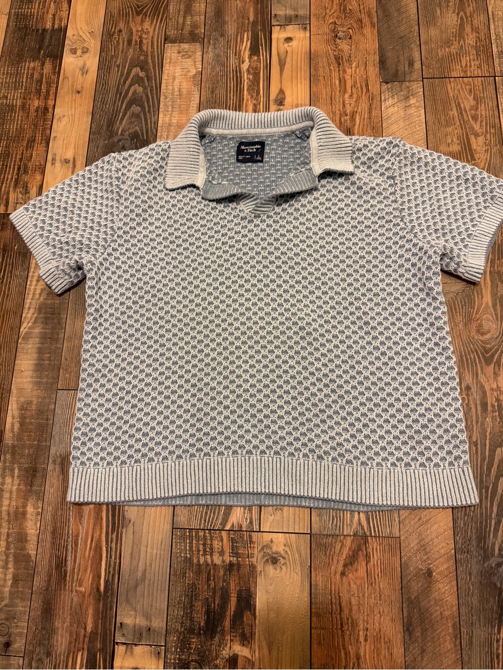 Abercrombie & Fitch 100% Cotton Casual Johnny Collar Sweater Polo